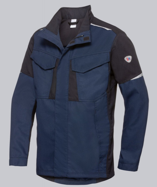 badenova Multinorm-Jacke APC1 nachtblau/schwarz mit Brust- & Rückenlogo