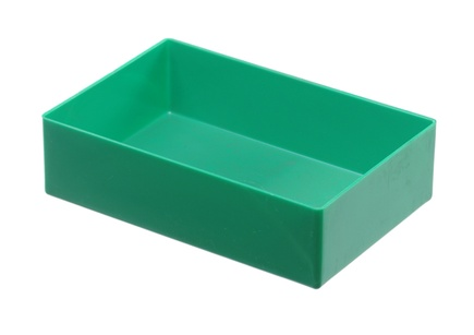 Einsatzbox grün, 108x162x45mm