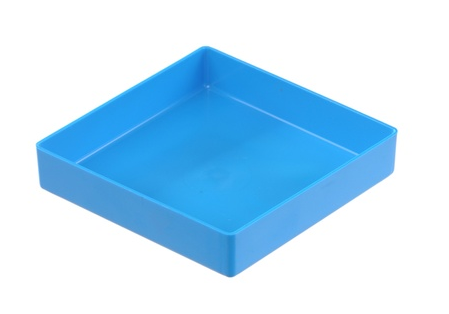 Einsatzbox blau, 108x108x23mm