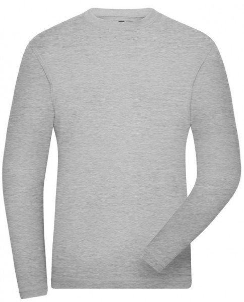 Stretch-Longsleeve JN1804 grey-heather