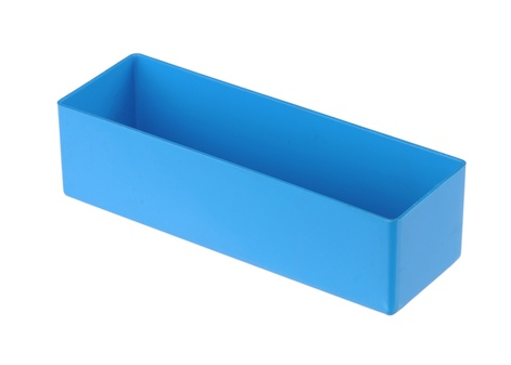 Einsatzbox blau, 54x162x45mm